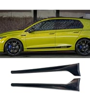 Vw Golf 8 R Yan Marşpiyel Seti Mat Siyah Plastik 2 Adet 2019 2020 2021 2022 2023 2024 2025