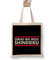 Omae Wa Mou Shindeiru Anime Merch Otaku Anime Memes Bez Çanta Uzun Saplı