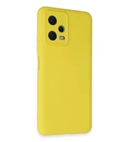 Mey İthalat® Redmi Note 12 5G Kılıf Nano içi Kadife Silikon - Sarı