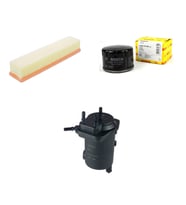 Bosch Filtre Bakım Seti Renault Symbol I 1.5 DCI Dizel 1998-2007 Hava + Yağ f. + Yakıt Filtre Bosch