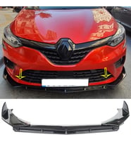 Renault Clio Mk5 Ön Lip Parlak Siyah 3 Prç Brabus Kırılmaya Dayanıklı ABS 2019 - 2022