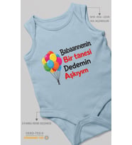 Babaanneye ve Dedeye Özel Sıfır Kollu Bebek Zıbını %100 Pamuk