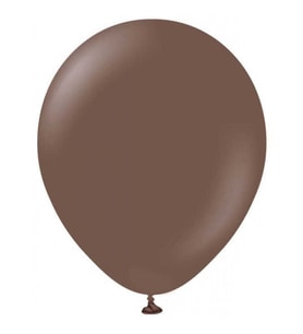 Balon Düz 12 inç (jojo Balloons) Kahverengi 100'lü-