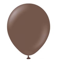 Balon Düz 12 inç (jojo Balloons) Kahverengi 100'lü-