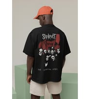 Slipknot The Subliminal Verses Baskılı Unisex Oversize Rock Metal Müzik Grubu Tişört