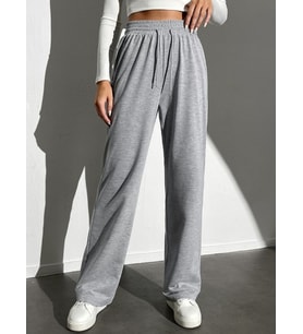 Kadın Regular Fit İnce Eşofman Altı SPR24EAK80 (Grimelanj)