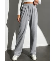 Kadın Regular Fit İnce Eşofman Altı SPR24EAK80 (Grimelanj)