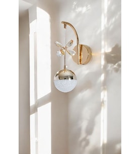 Modern Gold Kaplama LED Aplik Üzerinde Şık Salon, Mutfak ve Yatak Odası İçin