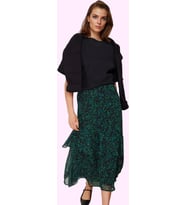 Kadın Astarlı Kemerli Maxi Etek Polyester Dokuma Kumaş Günlük Kullanım Yaz Aylarının Vazgeçilmezi