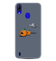 Reeder P13 Blue Plus Kılıf Desenli Silikon Orange Escape 1374