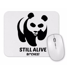 Still Alive Panda Mouse Pad