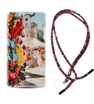 Samsung Note 3 4 5 8 9 20 Ultra 10 Lite Kılıf Boyun Asklı Rasta Silikon Gerçek Çiçekler 1743