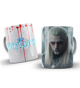 The Witcher Temalı Porselen Kupa Bardak Oyun & Dizi Severler İçin Hediye