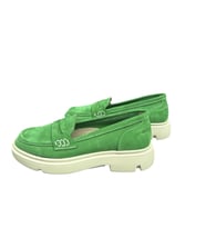 JUMER YEŞİL SÜET KADIN LOAFER
