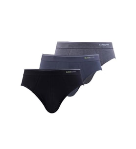 3'lü Siyah Antrasit Erkek Slip 9672
