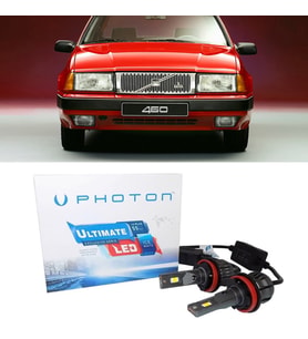 Volvo 480 Led Xenon Uzun+Kısa Far Ampulü H4 Ultimate 9500 Lumens Yeni Seri Beyaz
