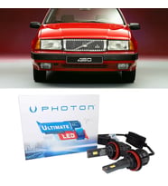Volvo 480 Led Xenon Uzun+Kısa Far Ampulü H4 Ultimate 9500 Lumens Yeni Seri Beyaz