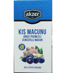 Akzer Kış Macunu Andız Pekmezli Zencefilli 300 gr