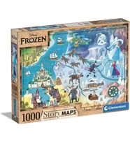 Clementoni 39666 Disney Frozen Story Maps 1000 parça