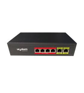 Uranium POE-4002-48W 4 Port PoE + 2 Port 10/100 Uplink 48W PoE Switch