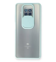 Mi 10T Lite Kılıf Palm Buzlu Kamera Sürgülü Silikon - Turkuaz