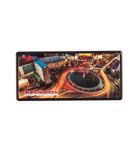 Endonezya Temalı Plaka Magnet (Karışık)