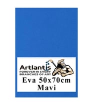 Mavi Eva 50x70 cm 1 Adet Eva Süngeri Okul Kreş Anasınıfı Elişi Etkinlikleri