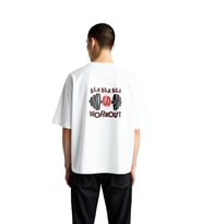 Erkek Oversize Tişört %100 Pamuk Crew Neck Kısa Kol Retro Baskı Antrenman Motivasyonu Grafik Günlük