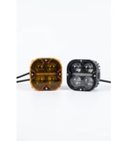 4 Led Angel Hardcap Kapaklı Motosiklet Sis Farı