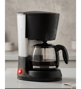 1.2 Litre Filtre Kahve Makinesi Damlama Emniyetli Cam Karaflı