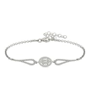 925 Ayar Gümüş Rodyum Oval Baget Bileklik
