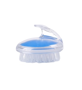 Schulzz Eleganto Hazneli Şeffaf Mavi Pratik Banyo Saç Arındırma Masaj Ultra Peeling Aleti