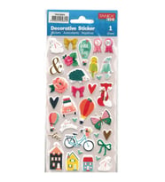 TANEX KIDS TNX-25805 DEKORATİF ETİKETLER - PUFFY TATİL SERİSİ STICKER