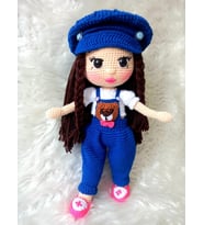 Deniz Naz Bebek Amigurumi Organik Oyuncak