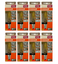 Osram 4W (40W) 6500K (Beyaz Işık) E14 Duylu Eski Tip Görünümlü Led Ampul (8 Adet)