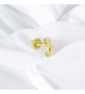 Glorria Altın Tria Helix Piercing