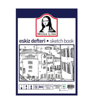 Eskiz Defteri A-4 Dokulu Kağıt Kara Kalem Çalışma Defteri 50 Yaprak 120 gr 21x29,7 cm 1 Paket Südor