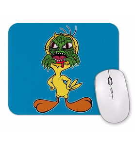 Creepy Reptilian  Tweety Mouse Pad