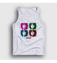 Presmono Unisex Beyaz Portrait The Doors Atlet 116490tt
