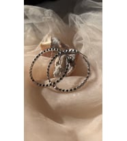 14 K Kararmaz halka küpe