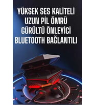 Yeni Nesil Oyuncu Kulaklığı Gürültü Önleyici Uzun Pil Ömrü Bluetooth Bağlantılı