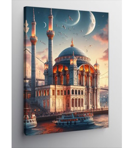 Kanvas Tablo İstanbul Ortaköy Camii