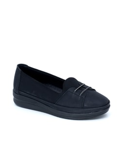 Trendyshose IZ-002 Kadın Anatomic Rahat Günlük Ayakkabı (Siyah)