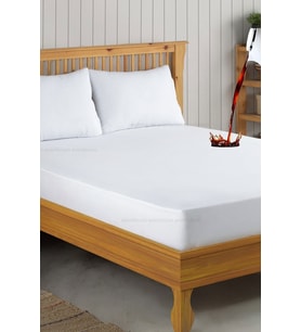 Set Beyaz Mikro Fitted Sıvı Geçirmez Alez ve 2 Adet Yastık Alezi (11 Ebat) (Beyaz)