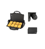 Awox Orion 8 dilim BÜYÜK 1800 W Izgara Tost Makinesi 6 Kademeli Siyah