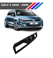 Golf 5 - Jetta Kapı Düğme Çerçevesi - Sol - Siyah