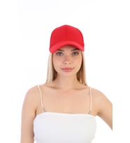 Unisex Ayarlanabilir Spor Basic Şapka (Kırmızı)