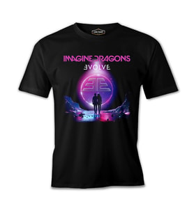Imagine Dragons - İstanbul Siyah Erkek Tshirt