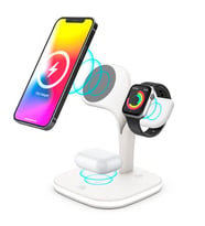 Ally 5in1 iPhone 15-14-13-12 Apple Watch Tutucu Kablosuz Şarj İstasyonu Hızlı Ş - HEP-8529-174