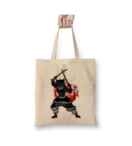 Demon Slayer Crimson Inosuke Bez Çanta Uzun Saplı Alışveriş Çantası Plaj Çantası (Beyaz)